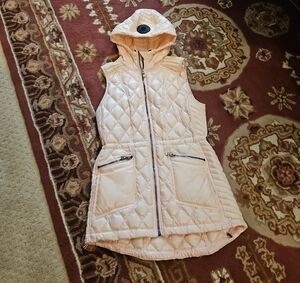 Calvin Klein Performance Quilted Vest in Light Pink